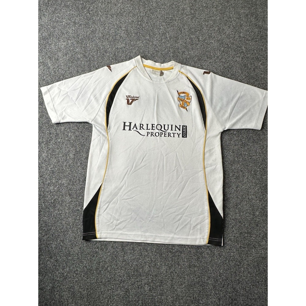Mens Soccer Port Vale FC 2010-11 Home White Jersey,‎ Size M